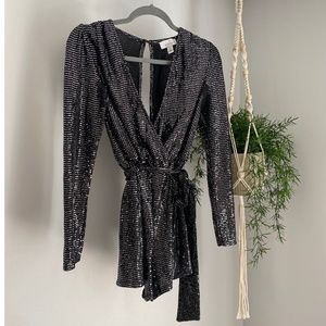 Topshop Sequins Romper